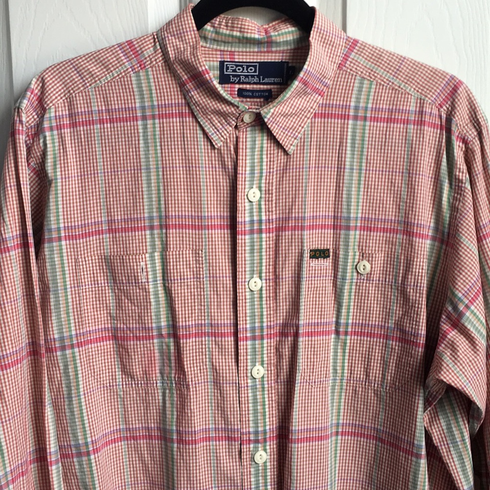 Vintage 80s Polo by Ralph Lauren L/S button up szL